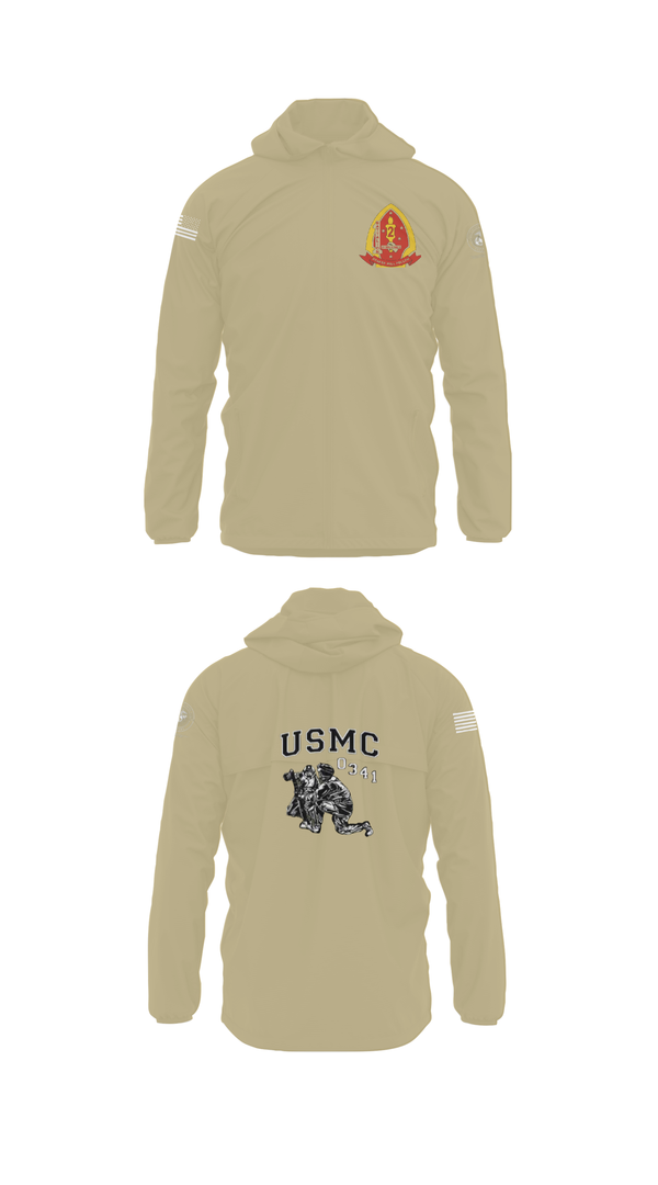 Windbreaker, 1st Bn 2mar 2nd MarDiv, , Teamtime, Team time, sublimation, custom sports apparel, team uniforms, spirit wear, spiritwear, sports uniforms, custom shirts, team store, custom team store, fundraiser sports, apparel fundraiser