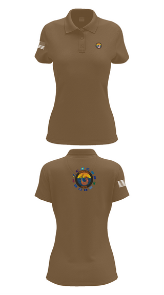 Womens Short Sleeve Performance Polo, Honolulu MEPS, Navy, Teamtime, Team time, sublimation, custom sports apparel, team uniforms, spirit wear, spiritwear, sports uniforms, custom shirts, team store, custom team store, fundraiser sports, apparel fundraiser