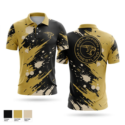 Buda Johnson Jaguars Wrestling Short Sleeve Performance Polo - 1