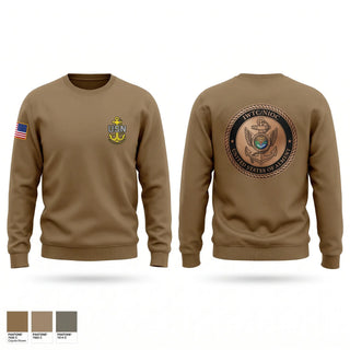 Crew Neck Sweatshirt, Corry Station Chiefs, Navy, Teamtime, Team time, sublimation, custom sports apparel, team uniforms, spirit wear, spiritwear, sports uniforms, custom shirts, team store, custom team store, fundraiser sports, apparel fundraiser