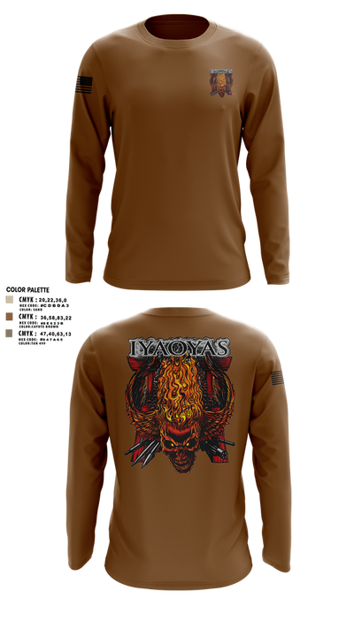 Aviation ordnance 24365725 Long Sleeve Performance Shirt 2