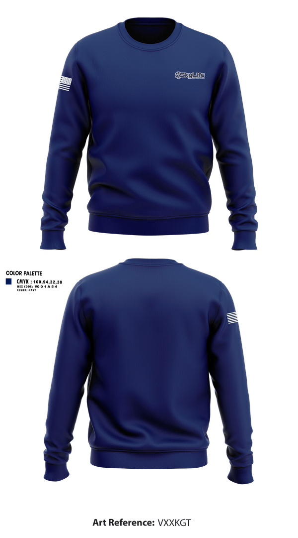 Crew Neck Sweatshirt, SkyLife 3, EMS/EMT, Teamtime, Team time, sublimation, custom sports apparel, team uniforms, spirit wear, spiritwear, sports uniforms, custom shirts, team store, custom team store, fundraiser sports, apparel fundraiser