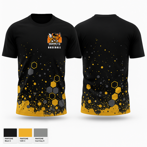 Short Sleeve Performance Shirt, Montgomery Hornets, Baseball, Teamtime, Team time, sublimation, custom sports apparel, team uniforms, spirit wear, spiritwear, sports uniforms, custom shirts, team store, custom team store, fundraiser sports, apparel fundraiser