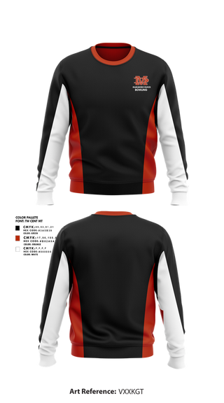 Crew Neck Sweatshirt, Marlboro Dukes, Bowling, Teamtime, Team time, sublimation, custom sports apparel, team uniforms, spirit wear, spiritwear, sports uniforms, custom shirts, team store, custom team store, fundraiser sports, apparel fundraiser