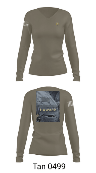 Womens Long Sleeve Vneck Shirt, Creek County Sheriff, Police, Teamtime, Team time, sublimation, custom sports apparel, team uniforms, spirit wear, spiritwear, sports uniforms, custom shirts, team store, custom team store, fundraiser sports, apparel fundraiser