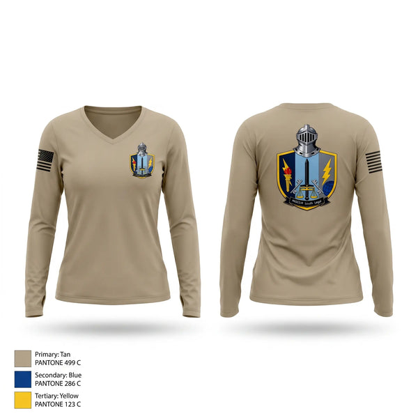 Womens Long Sleeve Vneck Shirt, INSCOM South Legal, Army, Teamtime, Team time, sublimation, custom sports apparel, team uniforms, spirit wear, spiritwear, sports uniforms, custom shirts, team store, custom team store, fundraiser sports, apparel fundraiser