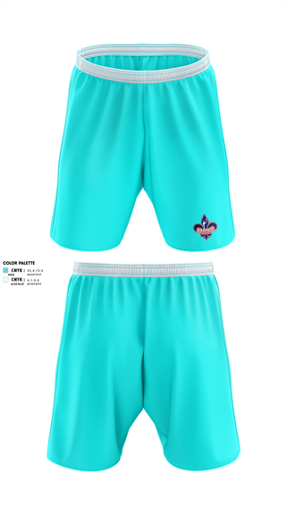 Athletic Shorts With Pockets, Felice Kicking, , Teamtime, Team time, sublimation, custom sports apparel, team uniforms, spirit wear, spiritwear, sports uniforms, custom shirts, team store, custom team store, fundraiser sports, apparel fundraiser