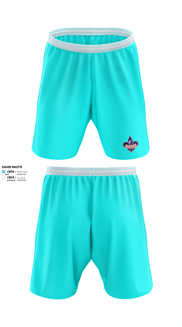 Athletic Shorts With Pockets, Felice Kicking, , Teamtime, Team time, sublimation, custom sports apparel, team uniforms, spirit wear, spiritwear, sports uniforms, custom shirts, team store, custom team store, fundraiser sports, apparel fundraiser
