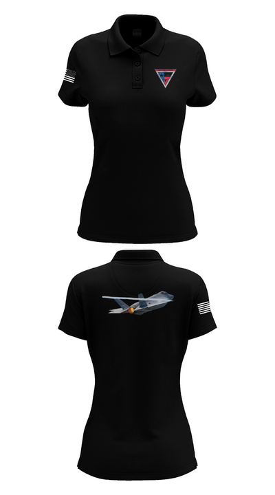 NAS JRB FORT WORTH 78488583 Women's Short Sleeve Performance Polo  - 33