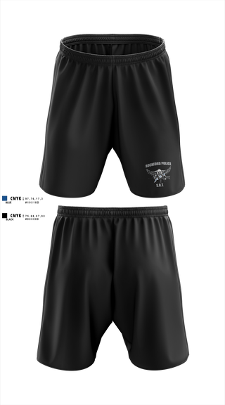 Athletic Shorts With Pockets, Rockford Police S.R.T., Police, Teamtime, Team time, sublimation, custom sports apparel, team uniforms, spirit wear, spiritwear, sports uniforms, custom shirts, team store, custom team store, fundraiser sports, apparel fundraiser