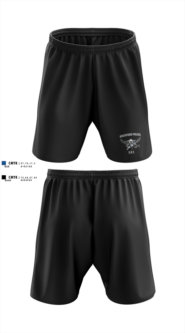 Athletic Shorts With Pockets, Rockford Police S.R.T., Police, Teamtime, Team time, sublimation, custom sports apparel, team uniforms, spirit wear, spiritwear, sports uniforms, custom shirts, team store, custom team store, fundraiser sports, apparel fundraiser