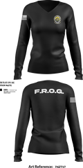 Fire Rescue Operations Group 65022293 Women's Long Sleeve V-neck Shirt - 106