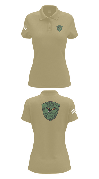 Etowah County JSOG 23168603 Women's Short Sleeve Performance Polo  - 90