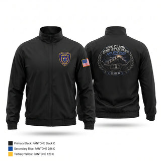 Windbreaker, JDO CLASS # 44, Police, Teamtime, Team time, sublimation, custom sports apparel, team uniforms, spirit wear, spiritwear, sports uniforms, custom shirts, team store, custom team store, fundraiser sports, apparel fundraiser