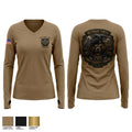 164th security forces Women's Long Sleeve V-neck Shirt - 1