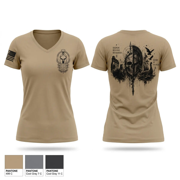 Womens Short Sleeve Vneck Shirt, 1st Marines, Marines, Teamtime, Team time, sublimation, custom sports apparel, team uniforms, spirit wear, spiritwear, sports uniforms, custom shirts, team store, custom team store, fundraiser sports, apparel fundraiser