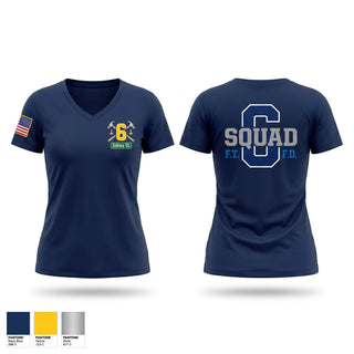 Womens Short Sleeve Vneck Shirt, Van Fire Department, Fire Department, Teamtime, Team time, sublimation, custom sports apparel, team uniforms, spirit wear, spiritwear, sports uniforms, custom shirts, team store, custom team store, fundraiser sports, apparel fundraiser