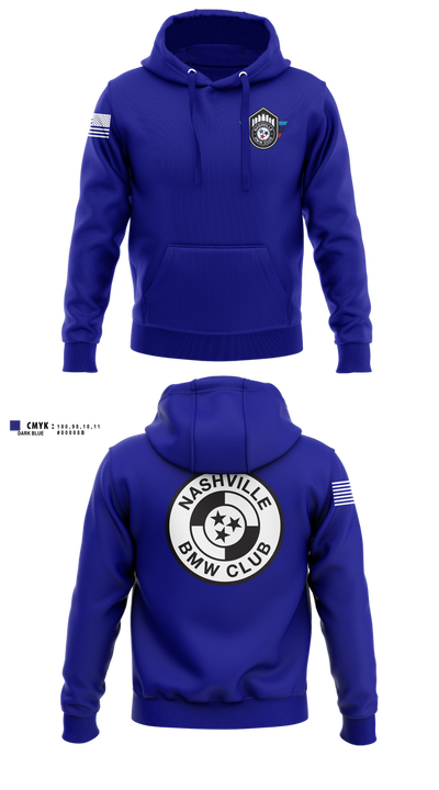 BMW Club of Nashville 77939303 Hoodie - 2