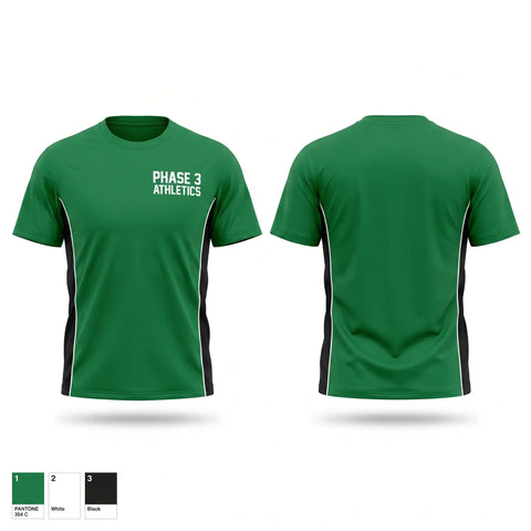 Short Sleeve Performance Shirt, Phase 3 Athletics, Track & Field, Teamtime, Team time, sublimation, custom sports apparel, team uniforms, spirit wear, spiritwear, sports uniforms, custom shirts, team store, custom team store, fundraiser sports, apparel fundraiser