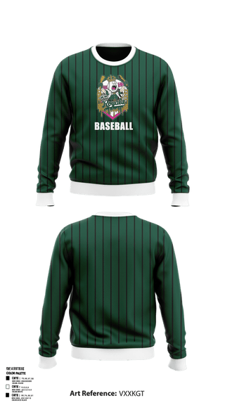 Crew Neck Sweatshirt, Oakley Royals, Baseball, Teamtime, Team time, sublimation, custom sports apparel, team uniforms, spirit wear, spiritwear, sports uniforms, custom shirts, team store, custom team store, fundraiser sports, apparel fundraiser