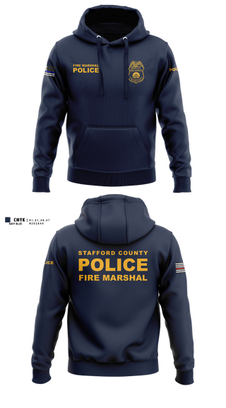 Hoodie, Stafford County Fire Marshal's Office, Police, Teamtime, Team time, sublimation, custom sports apparel, team uniforms, spirit wear, spiritwear, sports uniforms, custom shirts, team store, custom team store, fundraiser sports, apparel fundraiser