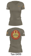 560th Redhorse Unit 43549441 Women's Short Sleeve V-neck Shirt - 68