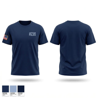Old School Cotton Feel Shirt, Arthur Police, Police, Teamtime, Team time, sublimation, custom sports apparel, team uniforms, spirit wear, spiritwear, sports uniforms, custom shirts, team store, custom team store, fundraiser sports, apparel fundraiser