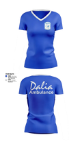 Dalia Ambulance Service 24799292 Women's Short Sleeve V-neck Shirt - 3