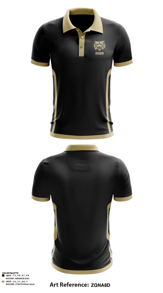 Short Sleeve Performance Polo, Rison Wildcats, Men's Basketball, Teamtime, Team time, sublimation, custom sports apparel, team uniforms, spirit wear, spiritwear, sports uniforms, custom shirts, team store, custom team store, fundraiser sports, apparel fundraiser