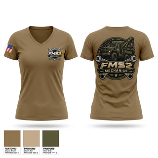 Womens Short Sleeve Vneck Shirt, FMS2, Army, Teamtime, Team time, sublimation, custom sports apparel, team uniforms, spirit wear, spiritwear, sports uniforms, custom shirts, team store, custom team store, fundraiser sports, apparel fundraiser