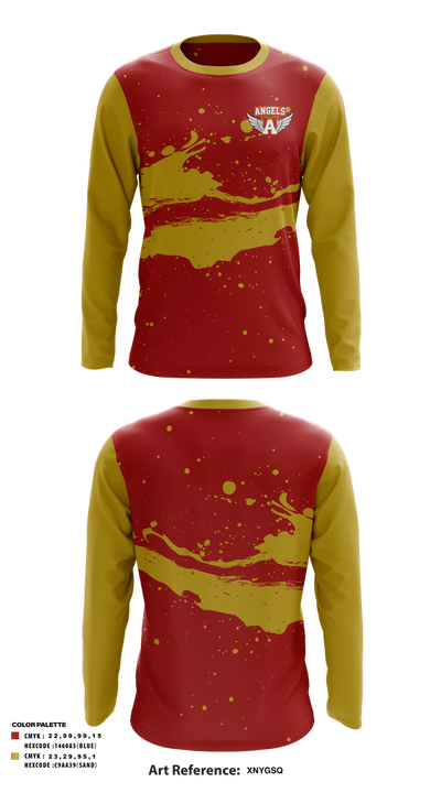 Angels 9548266 Long Sleeve Performance Shirt 1