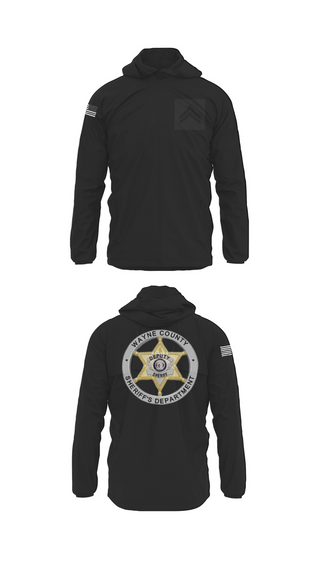 Windbreaker, Wayne County Sheriff’s Department, Police, Teamtime, Team time, sublimation, custom sports apparel, team uniforms, spirit wear, spiritwear, sports uniforms, custom shirts, team store, custom team store, fundraiser sports, apparel fundraiser