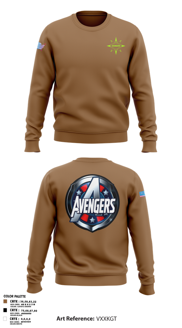 Crew Neck Sweatshirt, 16th Ordnance battalion, , Teamtime, Team time, sublimation, custom sports apparel, team uniforms, spirit wear, spiritwear, sports uniforms, custom shirts, team store, custom team store, fundraiser sports, apparel fundraiser