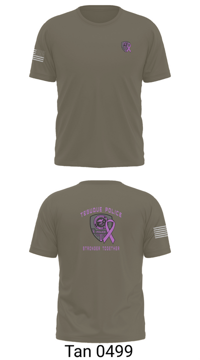 Tesuque Police Dept 47912639 Short Sleeve Performance Shirt - 72