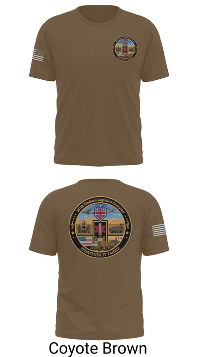 387th Medical Logistics Company 26711800 Short Sleeve Performance Shirt - 16