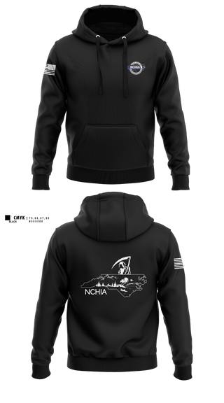 Hoodie, North Carolina Homicide Investigators Association, Police, Teamtime, Team time, sublimation, custom sports apparel, team uniforms, spirit wear, spiritwear, sports uniforms, custom shirts, team store, custom team store, fundraiser sports, apparel fundraiser
