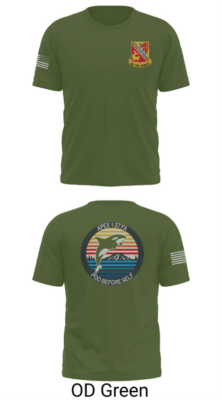 Old School Cotton Feel Shirt, A BTRY, 1-37FAR, , Teamtime, Team time, sublimation, custom sports apparel, team uniforms, spirit wear, spiritwear, sports uniforms, custom shirts, team store, custom team store, fundraiser sports, apparel fundraiser