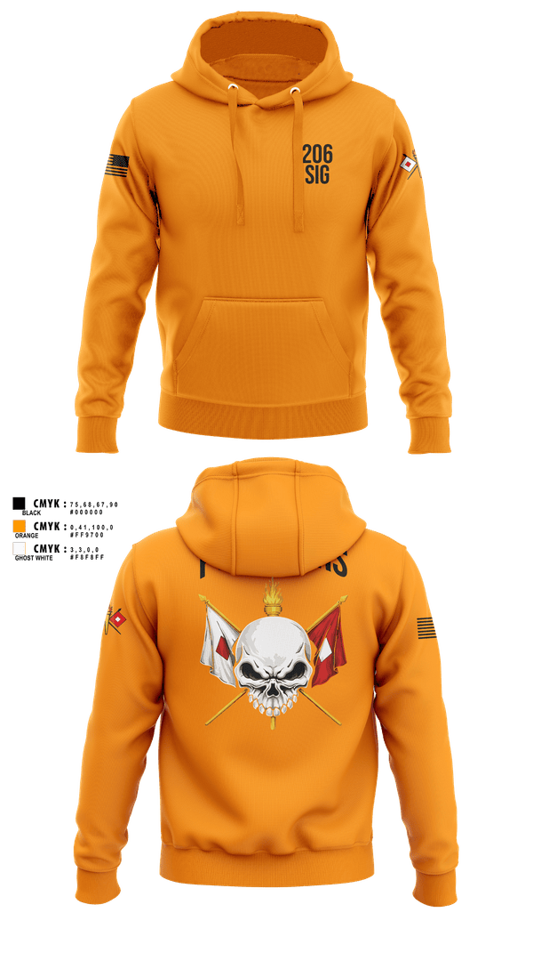 Hoodie, 206th Signal Company, Army, Teamtime, Team time, sublimation, custom sports apparel, team uniforms, spirit wear, spiritwear, sports uniforms, custom shirts, team store, custom team store, fundraiser sports, apparel fundraiser