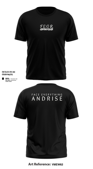 Short Sleeve Performance Shirt, FearLifestyle, , Teamtime, Team time, sublimation, custom sports apparel, team uniforms, spirit wear, spiritwear, sports uniforms, custom shirts, team store, custom team store, fundraiser sports, apparel fundraiser