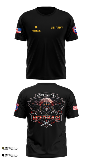 Short Sleeve Performance Shirt, Northcross Recruiting Station, Army, Teamtime, Team time, sublimation, custom sports apparel, team uniforms, spirit wear, spiritwear, sports uniforms, custom shirts, team store, custom team store, fundraiser sports, apparel fundraiser