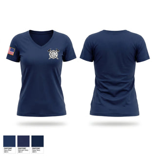 Womens Short Sleeve Vneck Shirt, Dugway Fire Department, Fire Department, Teamtime, Team time, sublimation, custom sports apparel, team uniforms, spirit wear, spiritwear, sports uniforms, custom shirts, team store, custom team store, fundraiser sports, apparel fundraiser