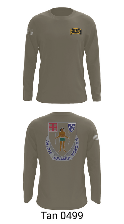 Chaos Company, 1-182 Infantry 69873429 Long Sleeve Performance Shirt 66