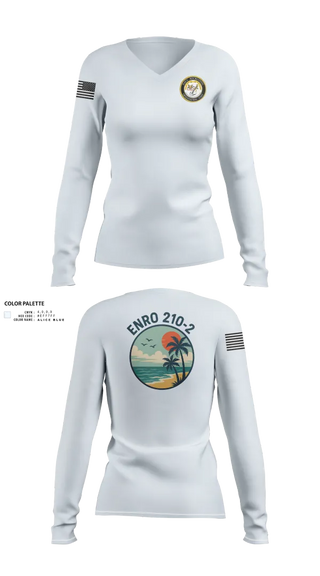 Womens Long Sleeve Vneck Shirt, ENRO CLASS 210-2, , Teamtime, Team time, sublimation, custom sports apparel, team uniforms, spirit wear, spiritwear, sports uniforms, custom shirts, team store, custom team store, fundraiser sports, apparel fundraiser