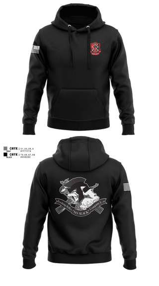 Hoodie, Pershing Rifles, Company L-4, Army, Teamtime, Team time, sublimation, custom sports apparel, team uniforms, spirit wear, spiritwear, sports uniforms, custom shirts, team store, custom team store, fundraiser sports, apparel fundraiser