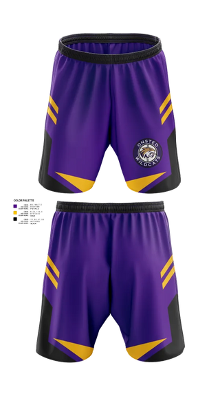 Athletic Shorts With Pockets, Onsted Wildcats, Baseball, Teamtime, Team time, sublimation, custom sports apparel, team uniforms, spirit wear, spiritwear, sports uniforms, custom shirts, team store, custom team store, fundraiser sports, apparel fundraiser