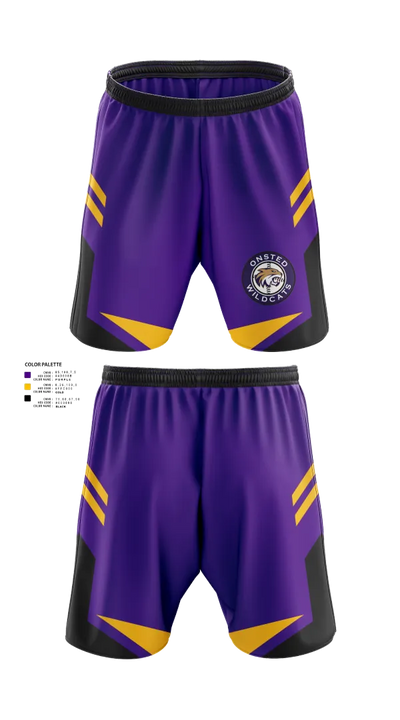 Onsted Wildcats 80514527 Athletic Shorts With Pockets - 21