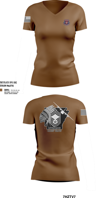 Womens Short Sleeve Vneck Shirt, LRAFB Chiefs Group, , Teamtime, Team time, sublimation, custom sports apparel, team uniforms, spirit wear, spiritwear, sports uniforms, custom shirts, team store, custom team store, fundraiser sports, apparel fundraiser