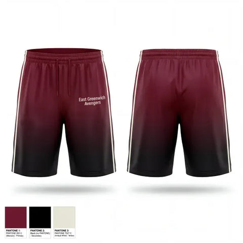 Athletic Shorts With Pockets, East Greenwich Avengers, Men's Lacrosse, Teamtime, Team time, sublimation, custom sports apparel, team uniforms, spirit wear, spiritwear, sports uniforms, custom shirts, team store, custom team store, fundraiser sports, apparel fundraiser
