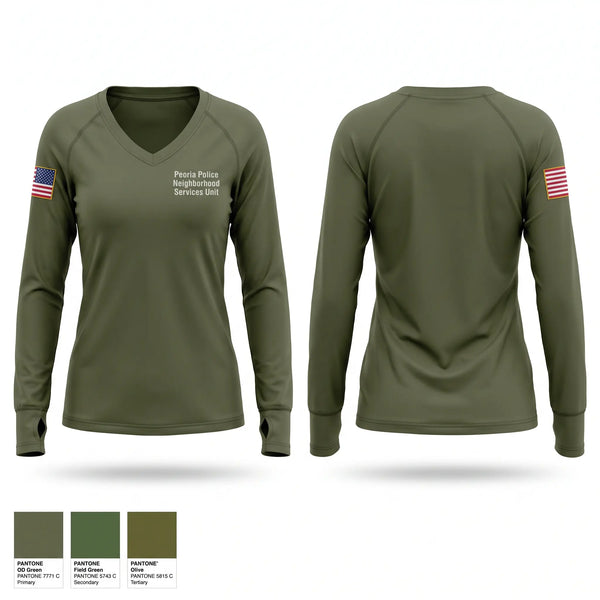 Old School Cotton Feel Shirt, Peoria Police Neighborhood Services Unit, Police, Teamtime, Team time, sublimation, custom sports apparel, team uniforms, spirit wear, spiritwear, sports uniforms, custom shirts, team store, custom team store, fundraiser sports, apparel fundraiser