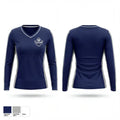 Lockdown Elite Basketball Academy 70073608 Women's Long Sleeve V-neck Shirt - 1